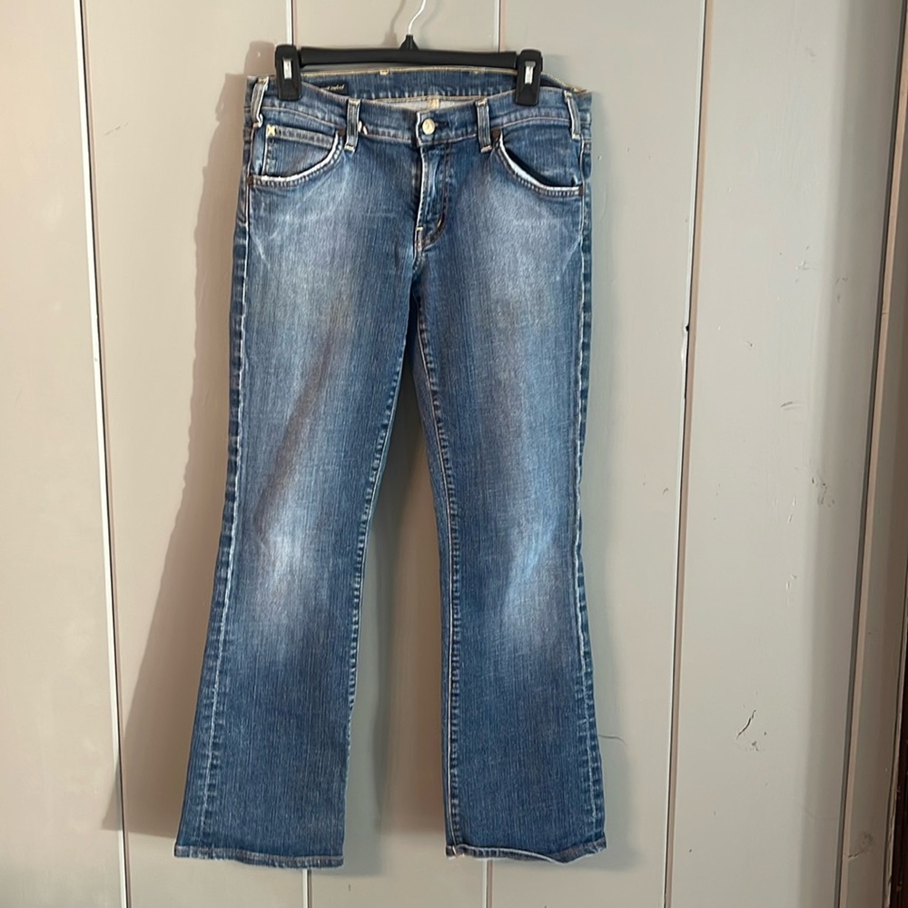 Citizens of Humanity Jeans Bootcut Vintage Americana Western Classic Denim Blue